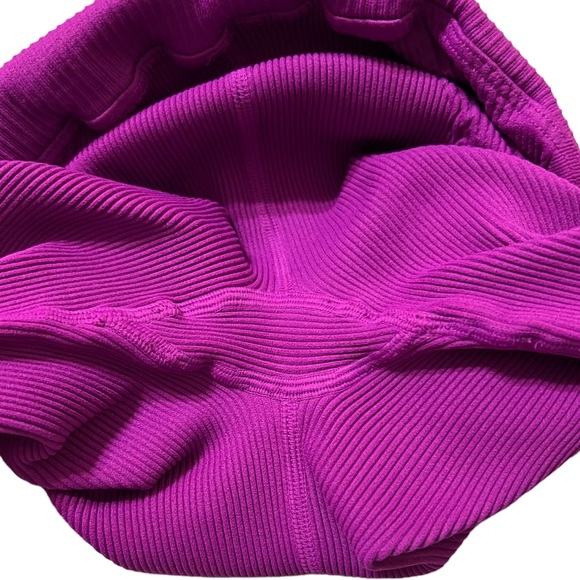 Free People High Rise 7/8 Ribbed Legging XS/S Purple NWOT - Picture 5 of 7